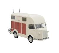 YRXIAO 1:24 pour Citroën Type H Version Van Heuliez Bus Modèle en Alliage Statique Hobby Souvenir Affichage Blanc