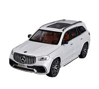 YRXIAO 1 24 pour Mercedes-Benz GLS63 Alliage Moulage sous Pression Modèle Voiture Collection Affichage Enfant Jouet Voiture Collection nostalgique(White)