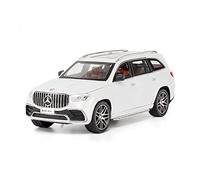 YRXIAO 1 24 pour Mercedes-Benz GLS63 AMG Alliage Moulage sous Pression Modèle Voiture Collection Affichage Enfant Jouet Voiture Cadeau Collection nostalgique(White)