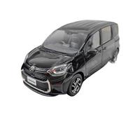 YRXIAO 1 30 pour Toyota Sienta MPV Véhicule Commercial Modèle De Voiture en Alliage 14 Cm Ornements Décoratifs Statiques Rouges(Black)