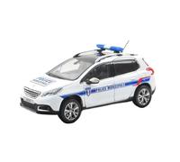 YRXIAO 1 43 pour Peugeot Police Patrol Car Modèle Peugeot 2008 2013 Miniature De Collection Supercar