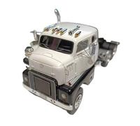 YRXIAO 1 64 Camion Tracteur De Transport Modèle RDF-405 Décoration Intérieure Souvenir Blanc