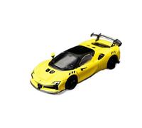 YRXIAO 1 64 pour Ferrari Coupé Coupé Supercar Modèle SF90XX Stradale Rouge Jaune Bleu Et Blanc(Yellow)