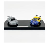 YRXIAO 1 64 pour Honda Civic FD2 SPOOM Egg Car Q Car Résine Modèle De Voiture Ensemble De Décoration De Bureau Collection nostalgique