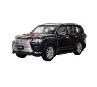 YRXIAO 1:64 pour Lexus LX600 SUV Modèle Réduit De Voiture en Alliage Collection D'ornements Métal Moulé Blanc(Black)