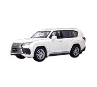 YRXIAO 1:64 pour Lexus LX600 SUV Modèle Réduit De Voiture en Alliage Collection D'ornements Métal Moulé Blanc(White)