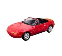 YRXIAO 1:64 pour Mazda MX5 Eunos Roadster Miniature Petit Ornement en Métal Alliage Modèle De Voiture Collection(Red)