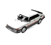 YRXIAO 1 64 pour Saab 900 Turbo Modèle Réduit De Voiture en Alliage Collection Adulte Miniature Décorative Blanche