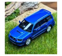 YRXIAO 1:64 pour Subaru Forester SG9 Modèle Réduit De Voiture en Alliage Bleu Décorations De Scène De Fête À Thème(Blue)