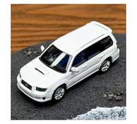 YRXIAO 1:64 pour Subaru Forester SG9 Modèle Réduit De Voiture en Alliage Bleu Décorations De Scène De Fête À Thème(White)