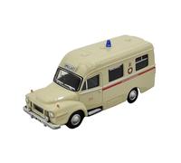 YRXIAO 1 76 pour J1 Ambulance Modèle Réduit en Alliage Moulé Ornement Statique De Collection