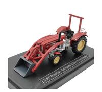 YRXIAO 1:87 pour Tracteur Schlueter S 650 Chargeur Frontal Modèle De Simulation en Résine Petit Ornement Souvenir
