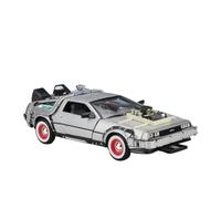 YRXIAO Classique Die Cast Modèle 1 24 pour DMC-12 1 2 3 Delorean Time Machine Retour vers Futur Voiture Statique Moulée sous Pression Collection Véhicules Alliage Model Toy