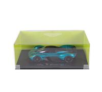 YRXIAO Classique Die Cast Modèle Modèle De Voiture en Alliage De Simulation Aston Martin Valkyrie 1:18 Ornements Statiques Argent Et Vert Collection nostalgique(Green)