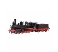 YRXIAO Locomotive À Vapeur De Fret De Ligne Principale OV Échelle 1/87 Modèle JLKN004 Noire