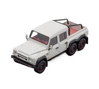 YRXIAO Maquette en Résine Blanche À L'échelle 1:43 du Land Rover Defender 6x6 Pickup Flying Huntsman