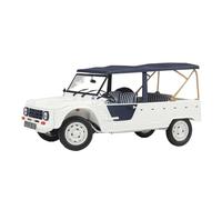 YRXIAO Modèle De Voiture Classique en Alliage Blanc Moulé sous Pression À L'échelle 1/18 pour SUV Cabriolet Citroën 1983