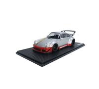 YRXIAO Modèle De Voiture De Collection pour Adultes RWB 930 en Résine Argentée/Rouge À L'échelle 1 18 Collection nostalgique