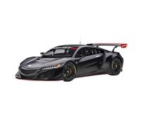 YRXIAO Modèle De Voiture De Sport Honda NSX GT3 2018 Échelle 1:18 Collection Statique Décoration De Bureau en Métal(Black)