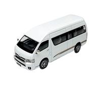 YRXIAO Modèle De Voiture en Alliage 1:64 pour Toyota Hiace H200 MASDI Collection Loisirs Miniatures Ornement Bureau(White2)