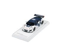 YRXIAO Modèle De Voiture en Résine Blanche 1:43 pour Honda NSX GT3 Evo Yuki Tsunoda Collection nostalgique