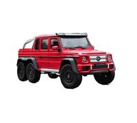 YRXIAO Modèle De Voiture Tout-Terrain en Alliage 6×6 pour Mercedes-Benz G63 Amg 1:24 Décoration Métallique Statique(Red)