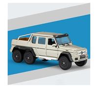 YRXIAO Modèle De Voiture Tout-Terrain en Alliage 6×6 pour Mercedes-Benz G63 Amg 1:24 Décoration Métallique Statique(White)