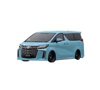 YRXIAO Modèle Rédui Voiture Miniature en Résine Rose Version Modifiée À L'échelle 1:18 pour Toyota Alphard (H30W) MPV Nanny Car(Blue)