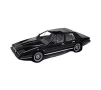 YRXIAO Modèle Réduit De Voiture Aston Martin Lagonda 1986 Berline 1:18 en Métal Moulé Décoré sur Le Thème La Marque Noir
