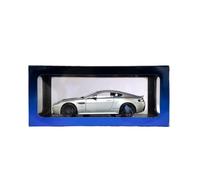 YRXIAO Modèle Réduit De Voiture Aston Martin V12 À L'échelle 1:18 en Alliage pour Collection Cadeau Décoration Ou Souvenir(Silver)