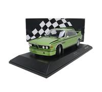 YRXIAO Modèle Réduit De Voiture BMW 3.0 CSL - 1973 1:18 en Alliage Bicolore avec Ornements Statiques Scellés Collection nostalgique(Green)