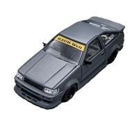 YRXIAO Modèle Réduit De Voiture en Alliage 1:64 pour Toyota AE86 RWB Wide Body Modification Tofu Shop Lei Ling Levin