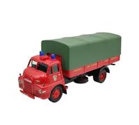 YRXIAO Modèle Réduit De Voiture en Alliage Feu 1/50 pour S DROPSIDECLWYD Miniature Collection Ornement Bureau Rouge