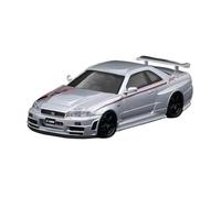YRXIAO Modèle Réduit De Voiture en Alliage Nissan NISMO R34 GT-R Z-Tune À L'échelle 1:64 - Ornement Bureau