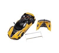 YRXIAO Modèle Réduit De Voiture Ferrari FXXK Evo Décapotable en Alliage Jaune À L'échelle 1:64 pour Collection Et Exposition(Yellow)