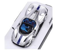 YRXIAO Modèle Réduit De Voiture Ferrari SP3 Daytona en Résine Verte À L'échelle 1:64(Silver 1)