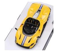 YRXIAO Modèle Réduit De Voiture Ferrari SP3 Daytona en Résine Verte À L'échelle 1:64(Yellow)