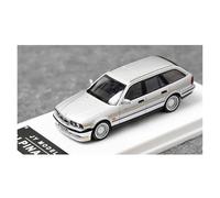 YRXIAO Modèle Réduit De Voiture Miniature en Alliage Moulé sous Pression Échelle 1:64 pour E34 Touring Alpina(Silver)