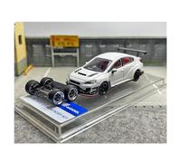YRXIAO Modèle Réduit De Voiture Subaru Varis Wide Body en Alliage Échelle 1:64 Blanc pour Collection Adulte