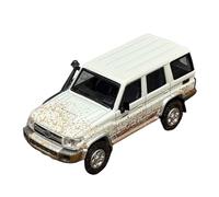 YRXIAO Modèle Réduit De Voiture Tout-Terrain en Alliage À L'échelle 1:64 pour Toyota Land Cruiser LC76 Ancienne Version