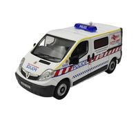 YRXIAO Modèle Réduit en Alliage À L'échelle 1/50 pour Vauxhall Vivaro Voiture Police Légère Jouet Collection Statique Classique