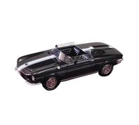 YRXIAO Modèle Réduit Noir Au 1/43 De La Corvair 1962 Concept Car Cabriolet pour Collectionneurs Adultes