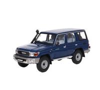 YRXIAO Modèle Réduit Voiture en Alliage 1:18 pour Toyota LC76 Land Cruiser 2017 avec Portes Ouvrantes Idéal L'exposition
