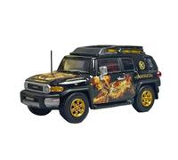 YRXIAO Modèle Réduit Voiture en Alliage 1:64 pour Toyota Cruiser FJ Collection Forest Park Véhicule Miniature Classique