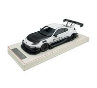 YRXIAO Modèle Réduit Voiture en Résine Blanche À L'échelle 1:18 pour Toyota GR86 Fujiwara Wide Body Modification Commémoratif