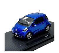 YRXIAO Modèle Réduit Voiture Toyota IQ en Alliage Bleu Classique 1/43 Objet De Collection Statique Métal