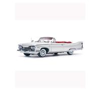 YRXIAO Modèle Statique Voiture Classique en Alliage Édition Platinum 1960 pour Plymouth Cabriolet 1/18 pour Exposition Loisirs(White)
