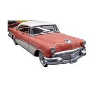 YRXIAO Modèle Voiture Classique en Alliage Riviera À Toit Rigide À Quatre Portes 1956 Collection À L'échelle 1/43 Décoration(Pink)