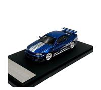 YRXIAO Modèle Voiture Décorative en Alliage Métallique À Petite Échelle pour Nissan Skyline GTR R34 Nismo Z-Tune Échelle 1:64