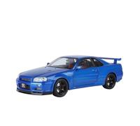 YRXIAO Modèle Voiture en Alliage Moulé sous Pression pour Nissan Skyline GTR R34 Échelle 1/18 Jouet Modifié Son Et Lumière(Style 3)